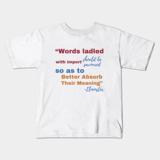 BG3 Elminster Quote Kids T-Shirt
